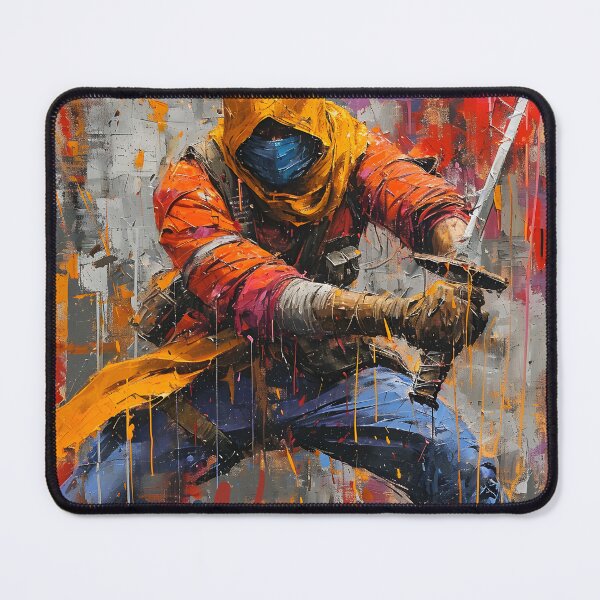 Item preview, Urban Ninja Warrior Canvas Art designed and sold by inkArtistryfine.