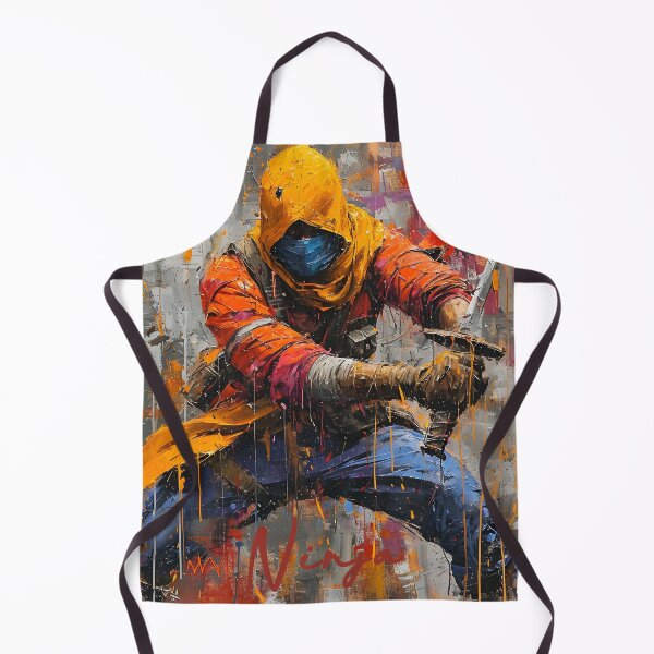 Item preview, Urban Ninja Warrior Canvas Art designed and sold by inkArtistryfine.