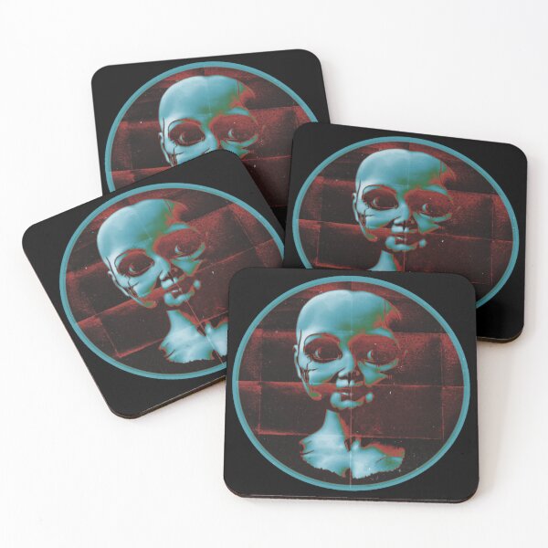 Item preview, Creepy dark dolls by Red Siri0 - Blue shadow and red designed and sold by Red Siri0 Art.