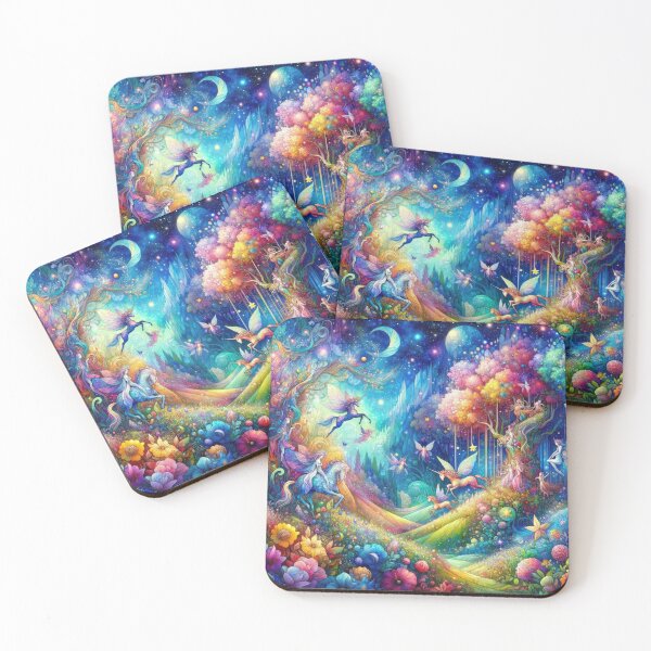 Item preview, Enchanted Night in Fantasy Forest designed and sold by SunkenCost.