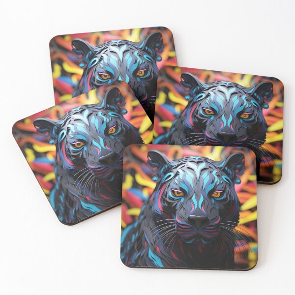 Item preview, Panther in Paper Origami Print designed and sold by NDMDesignStudio.