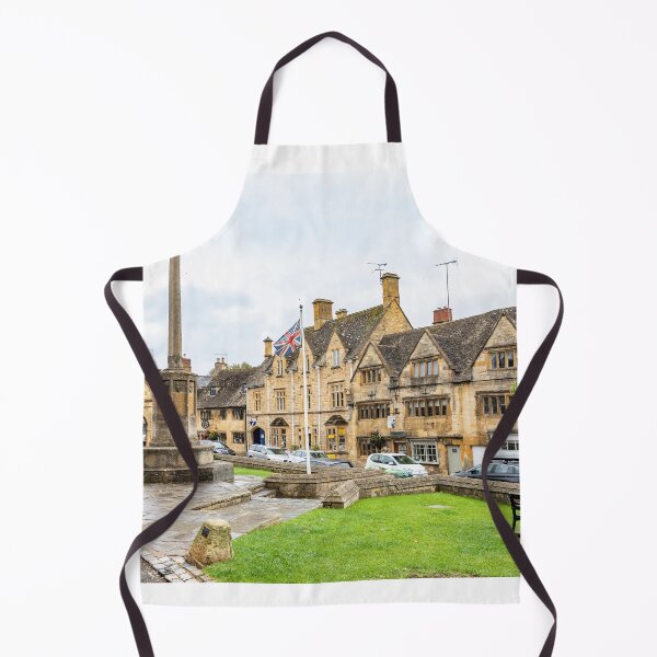 Item preview, Chipping Campden town centre with Market Hall and War Memorial designed and sold by Martin Berry Photography.