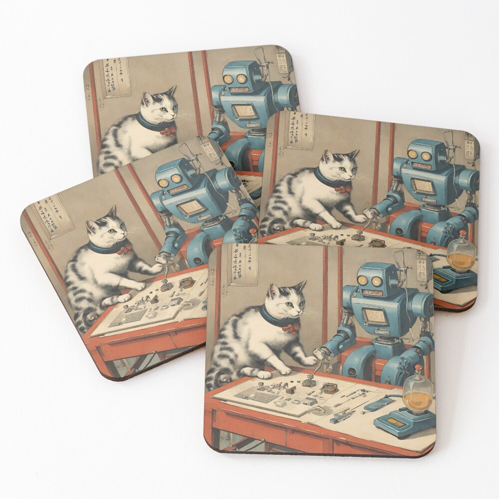 Item preview, Coasters (Set of 4) designed and sold by BoxcarDesigns.