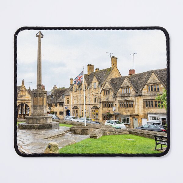 Item preview, Chipping Campden town centre with Market Hall and War Memorial designed and sold by Martin Berry Photography.