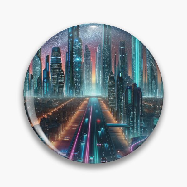 Artikelvorschau, Neon-Nightscape-Metropole entworfen und verkauft von SunkenCost.