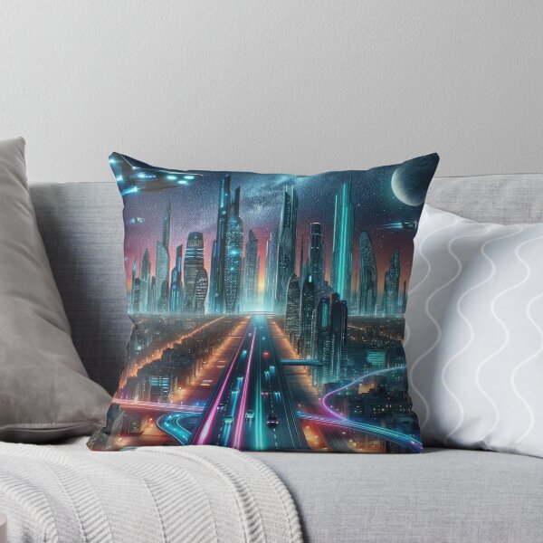 Item preview, Neon Nightscape Metropolis designed and sold by SunkenCost.