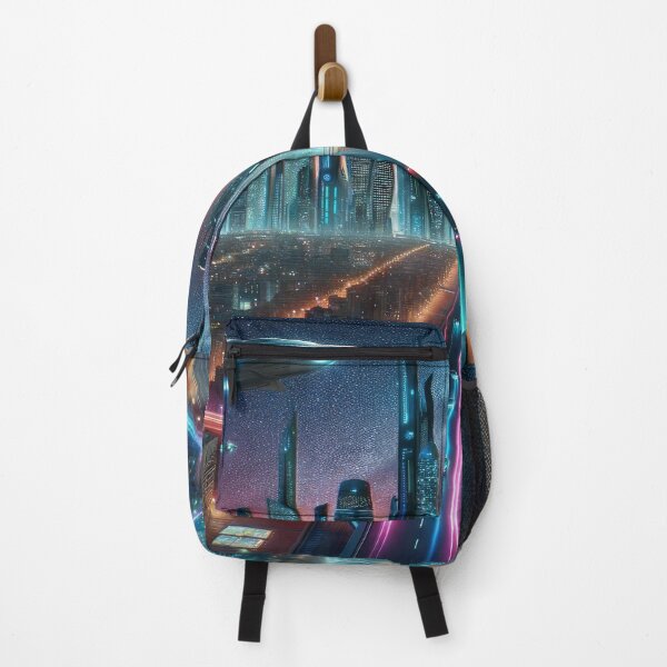 Item preview, Neon Nightscape Metropolis designed and sold by SunkenCost.