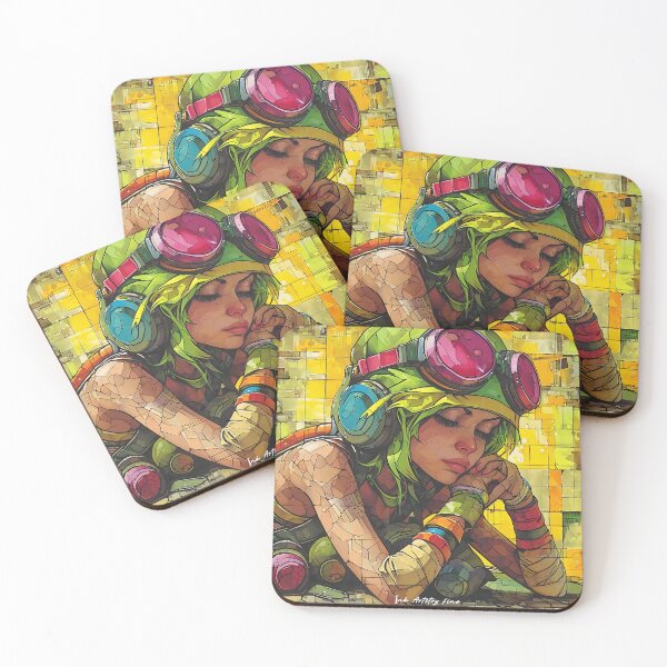 Item preview, Mosaic Daydreamer Music Escape Art" designed and sold by inkArtistryfine.