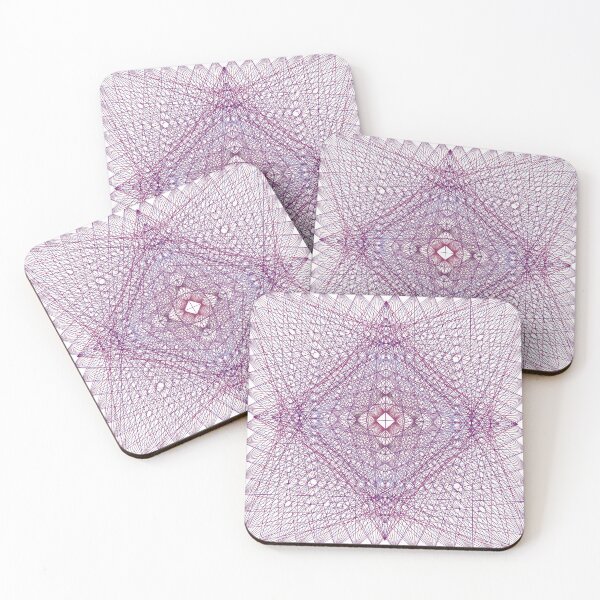 Item preview, Rectangular Pattern #4 Morph C [17078-Purples-WB] designed and sold by LottMultimedia.