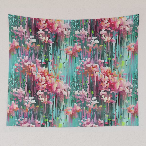 Item preview, Spring Glitch Art 02 - Lush Bush designed and sold by JoanNinjaHen.