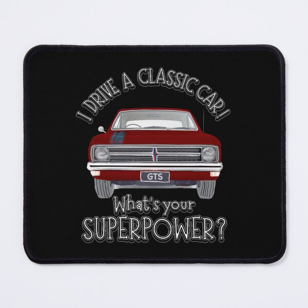 Item preview, Spanish Red Monaro - I DRIVE A CLASSIC CAR, whats your SuperPower? designed and sold by Michael van der Hoorn.