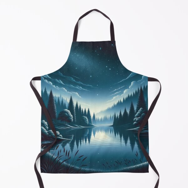 Item preview, Tranquil Forest Lake Night designed and sold by SunkenCost.