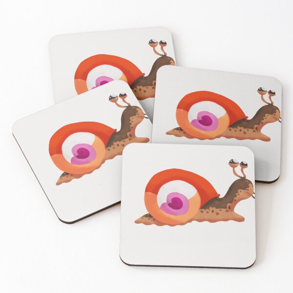 Item preview, Lesbian Pride Snail Sticker designed and sold by Aki-Mun.