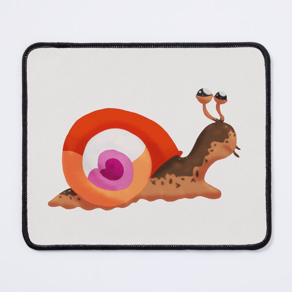 Item preview, Lesbian Pride Snail Sticker designed and sold by Aki-Mun.