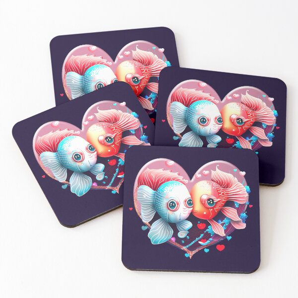 Item preview, Exotic fish in love designed and sold by Astralia.