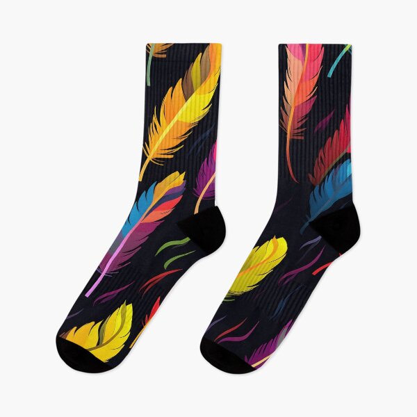 Item preview, Vivid Quill Plume Pattern designed and sold by inkArtistryfine.
