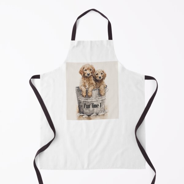 Item preview, Two Cute Dogs Fun Time ! Two Cute Dogs Bath in Basket designed and sold by Mohammed Sohail Khan.