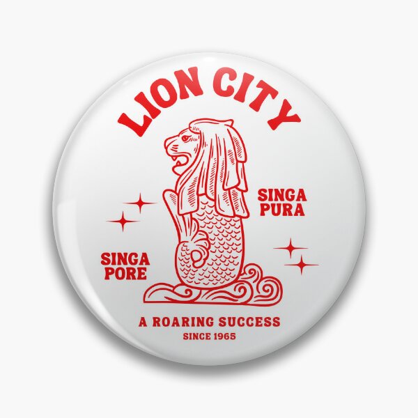 Aperçu de l'œuvre  Lion City Singapour Singapour créée et vendue par InkWhirl.