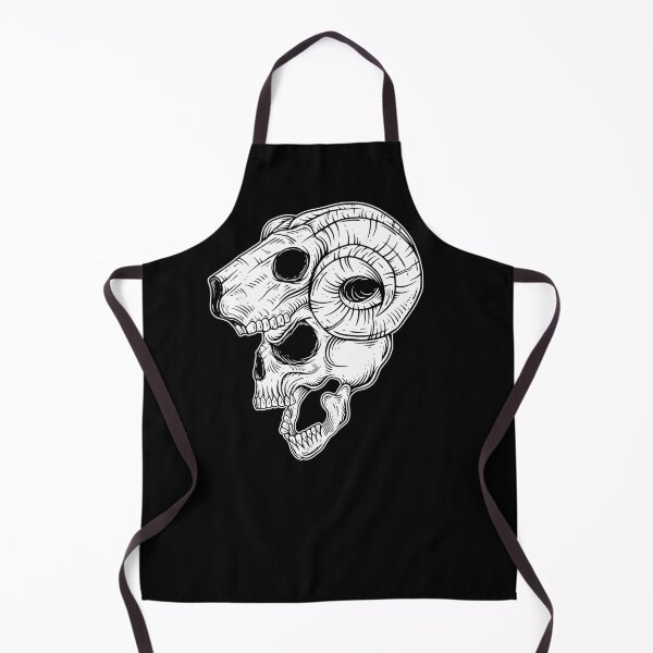Item preview, Gothic Skull Head Demon Devil Satan Grim Reaper Vintage designed and sold by MORSPECTIVE.