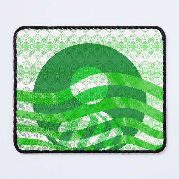 Item preview, Green sportive stripes over  green background designed and sold by AlbertoRuiZ.