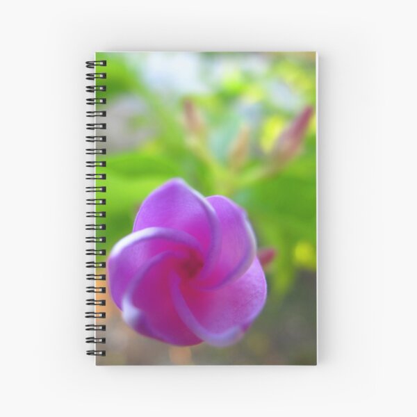 Periwinkle Bud Spiral Notebook