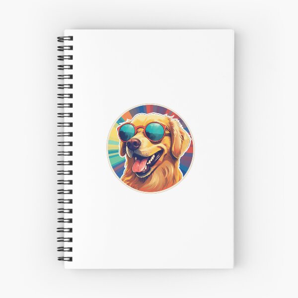 Item preview, The Coolest Golden Retriever Wearing Sunglasses designed and sold by KazzasKorner.
