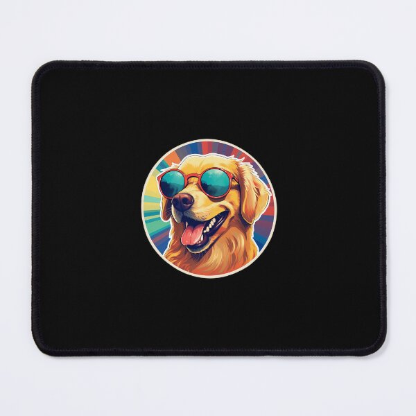 Item preview, The Coolest Golden Retriever Wearing Sunglasses designed and sold by KazzasKorner.