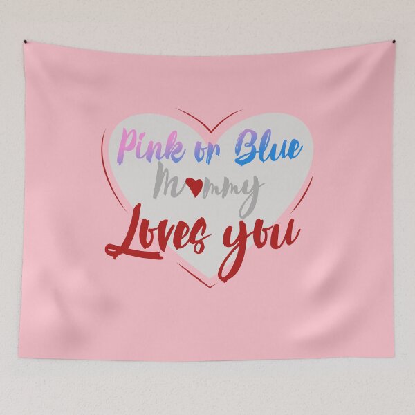 Item preview, Pink or Blue Mommy Loves You Gender Reveal Shirt designed and sold by CreativeStrike.