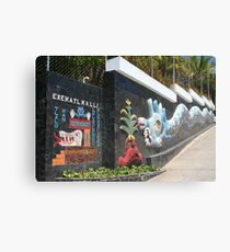 Exekatlkalli Mural by Diego Rivera Canvas Print