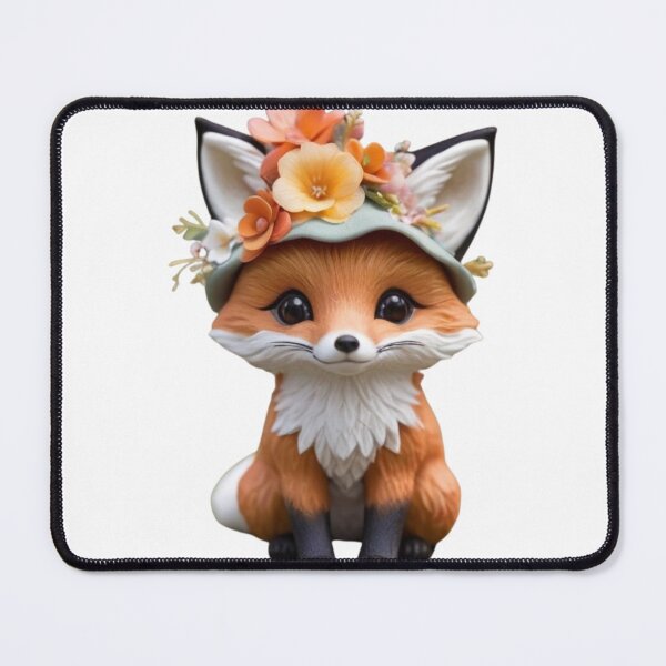 Item preview, Floral fox sticker. designed and sold by Vegasstickers.