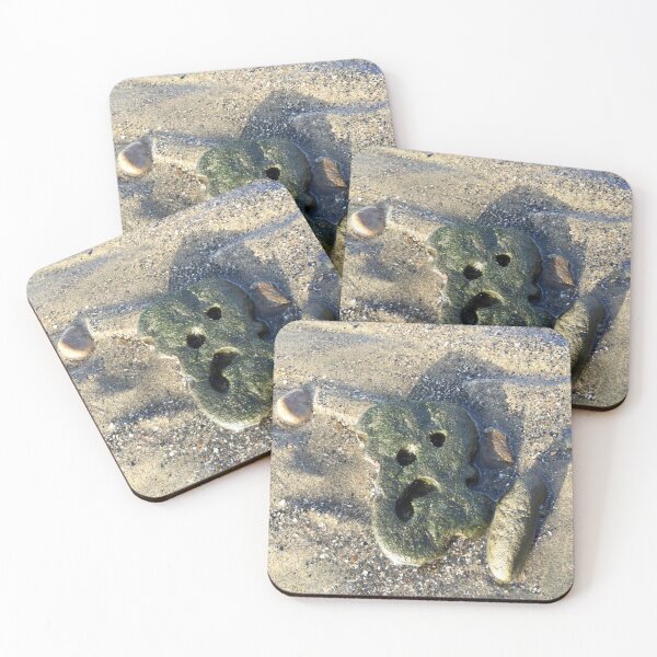 Item preview, Stone Face on Beach designed and sold by CoastalCaptures.