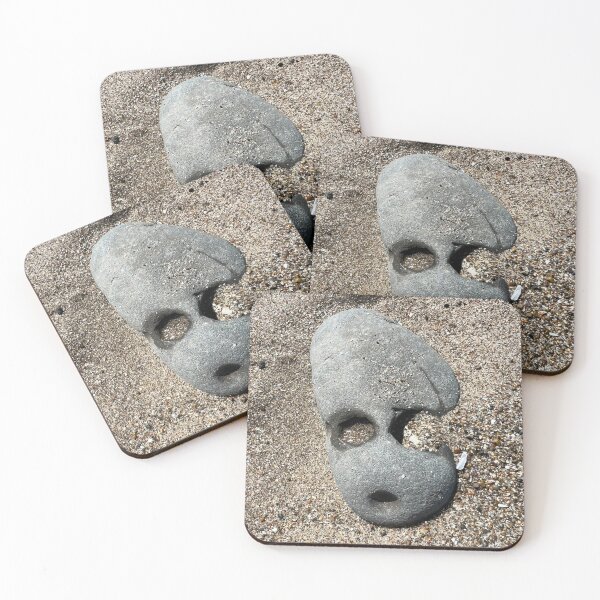 Item preview, Stone Face on Beach designed and sold by CoastalCaptures.