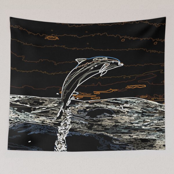 Item preview, Dolphin Illustration - Line Art designed and sold by OG-Graphics.