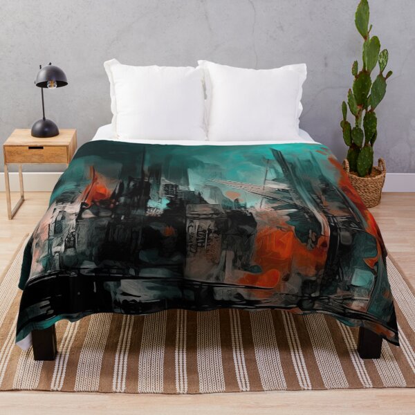 Item preview, Paisaje urbano abstracto designed and sold by NeoNebulaArt.