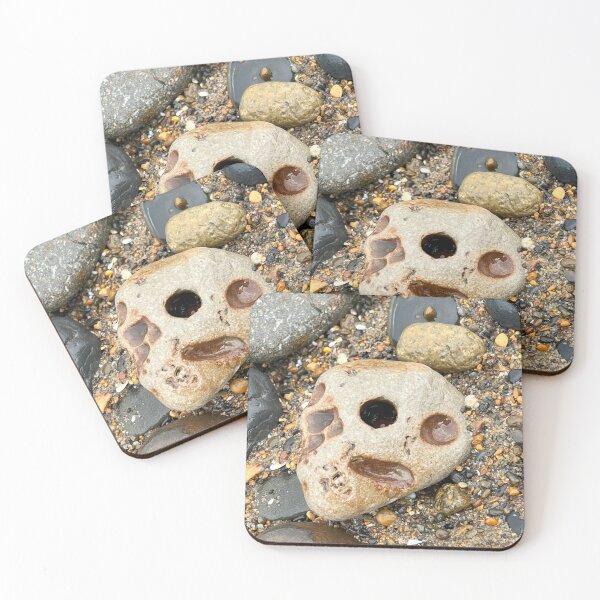 Item preview, Stone Face on Beach designed and sold by CoastalCaptures.