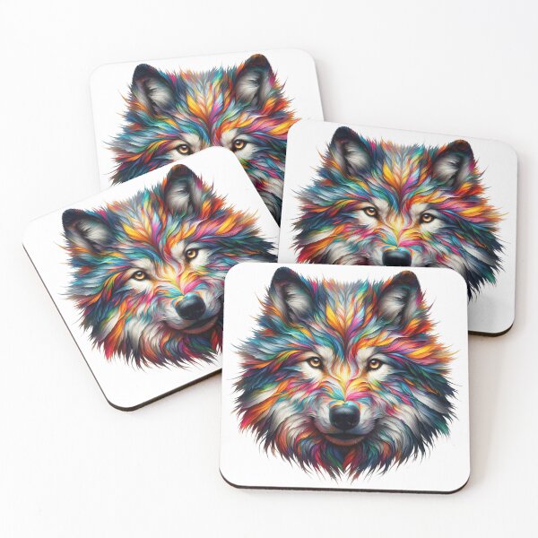 Item preview, Vibrant Wolf Stare designed and sold by Graffiti-Space.
