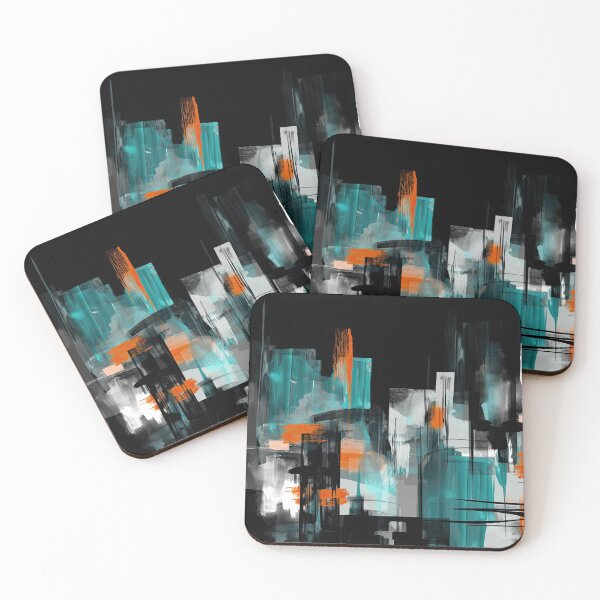 Item preview, Abstract Cityscape designed and sold by NeoNebulaArt.