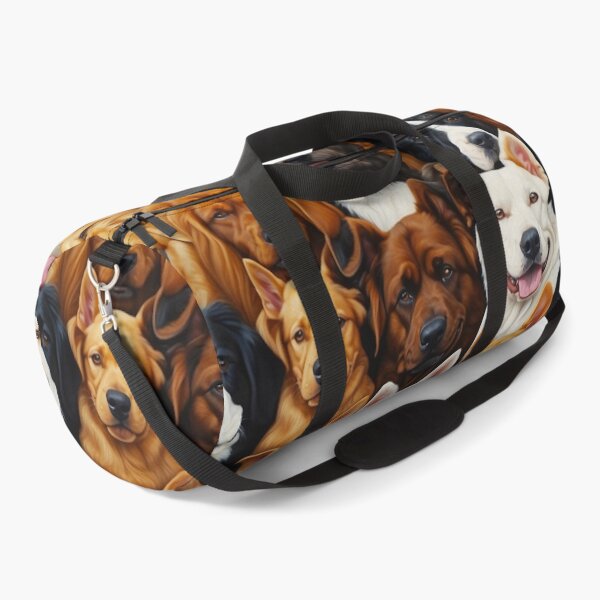 Item preview, Beautiful Dog Collage Illustration - Cute Dogs Faces designed and sold by SassyArtistry.