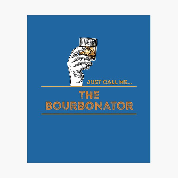 Item preview, The Bourbonator Bourbon Whiskey Shirt designed and sold by Robert Diebold.