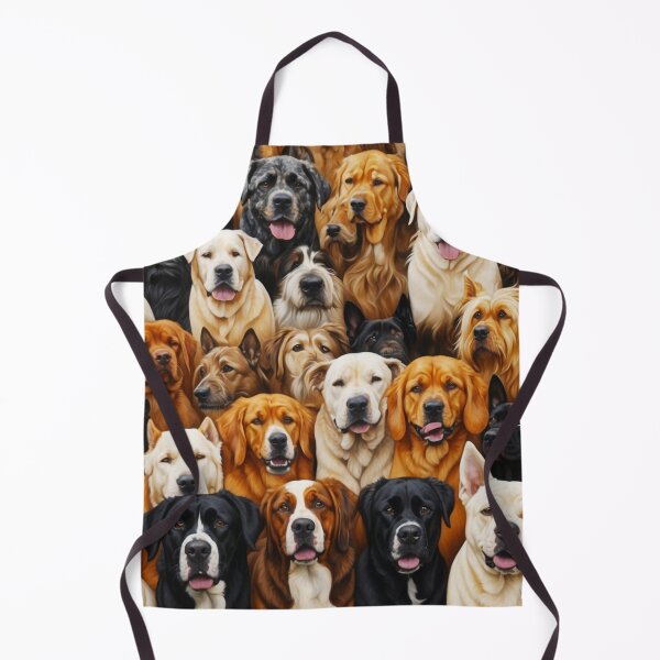 Item preview, l love Dogs Collage Illustration - Cute Dogs Faces designed and sold by SassyArtistry.
