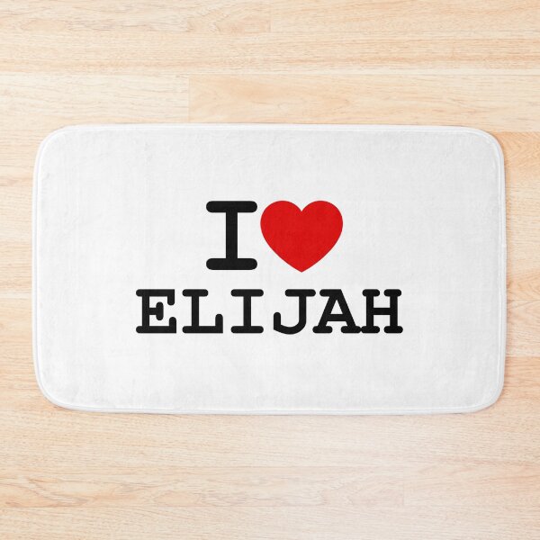 Item preview, I Love Elijah | Personalized Gift for Him designed and sold by hottest-tees.