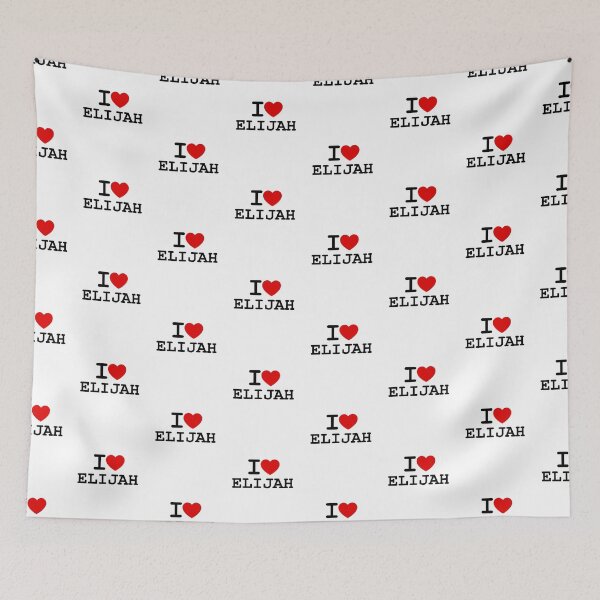 Item preview, I Love Elijah | Personalized Gift for Him designed and sold by hottest-tees.