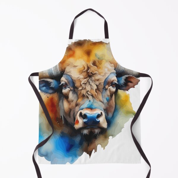 Item preview, Bison watercolor designed and sold by Grypis.