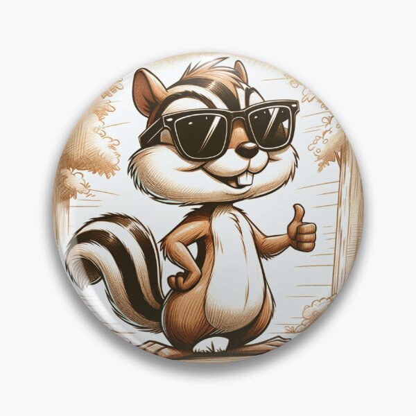 Item preview, Sunny Day Swagger: Cool Chipmunk in Sunglasses designed and sold by hebaesta.