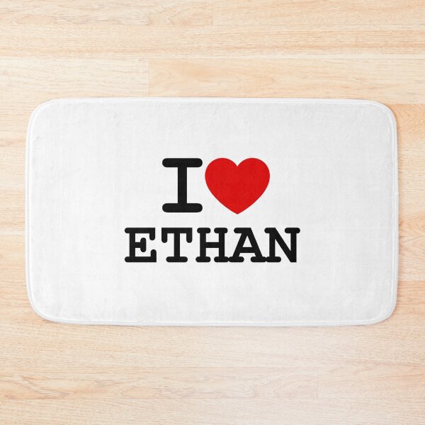 Item preview, I love Ethan | I ♥ Ethan | Personalized Gift for Him designed and sold by hottest-tees.