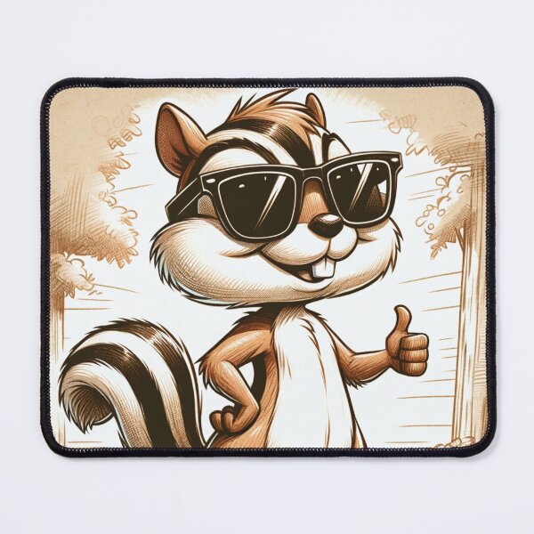 Item preview, Sunny Day Swagger: Cool Chipmunk in Sunglasses designed and sold by hebaesta.