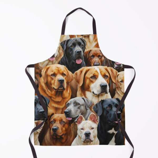 Item preview, We love Dogs Collage Illustration - Cute Dogs Faces designed and sold by SassyArtistry.