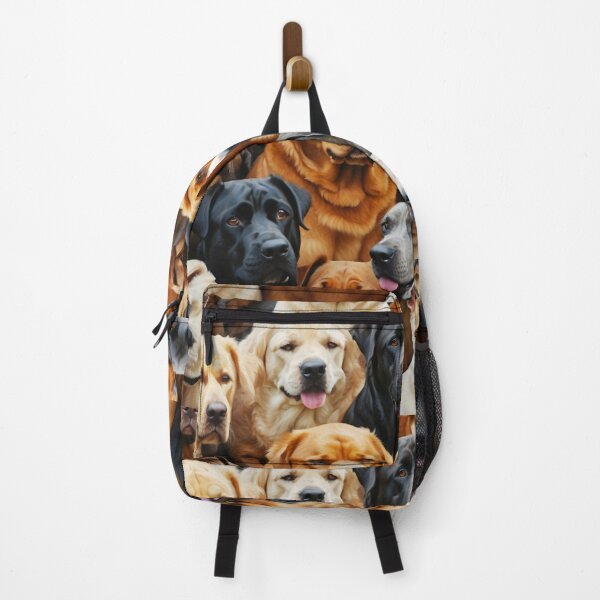Item preview, We love Dogs Collage Illustration - Cute Dogs Faces designed and sold by SassyArtistry.