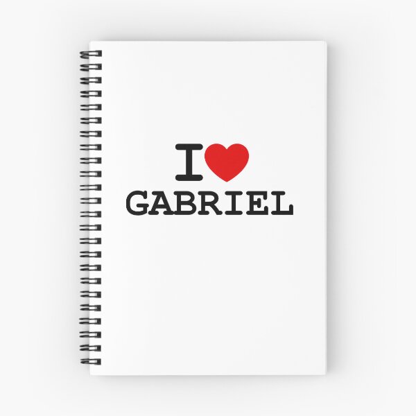 Item preview, I love Gabriel | I ♥ Gabriel | Personalized Gift for Him designed and sold by hottest-tees.