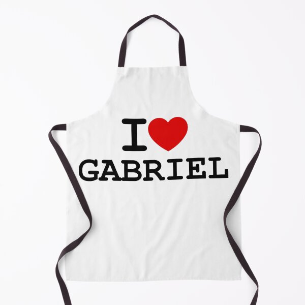 Item preview, I love Gabriel | I ♥ Gabriel | Personalized Gift for Him designed and sold by hottest-tees.